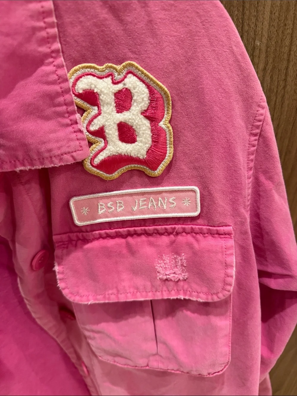 BSB Jeans Pink Utility Jacket